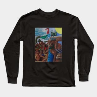 Greek in Mythological City Long Sleeve T-Shirt